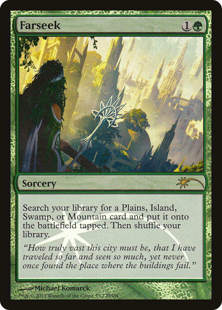 Farseek (F13-003) - Friday Night Magic 2013 Foil - Premium MTG Single from Wizards of the Coast - Just $2.18! Shop now at Game Crave Tournament Store