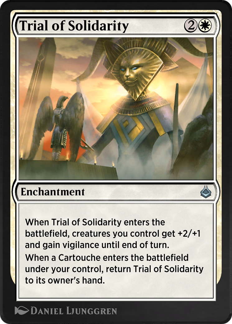 Trial of Solidarity (AKR-042) - Amonkhet Remastered - Premium MTG Single from Wizards of the Coast - Just $0! Shop now at Game Crave Tournament Store
