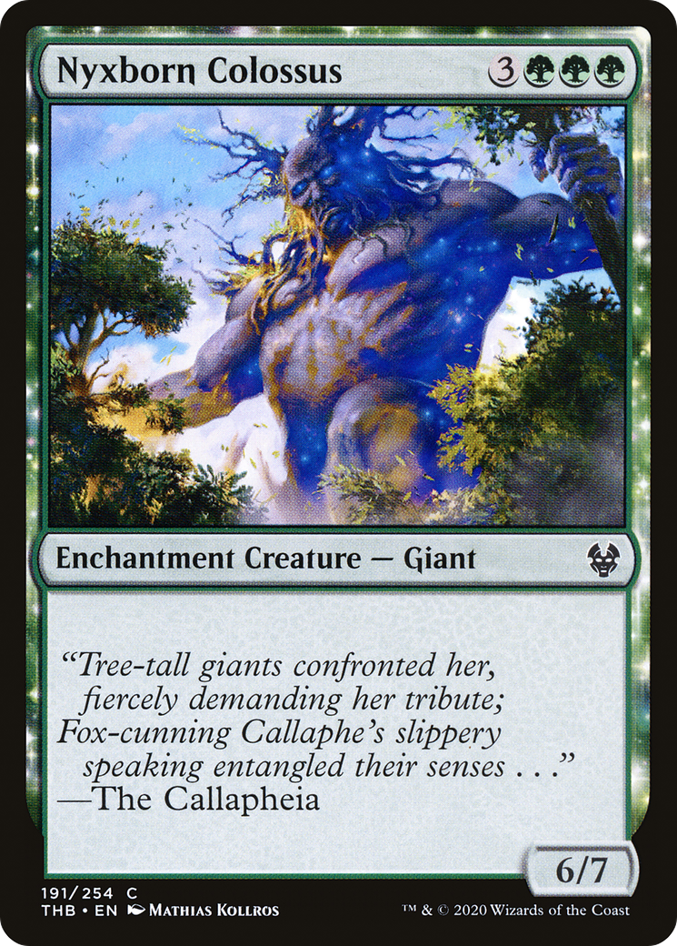Nyxborn Colossus (THB-191) - Theros Beyond Death: (nyxtouched) - Premium MTG Single from Wizards of the Coast - Just $0.08! Shop now at Game Crave Tournament Store