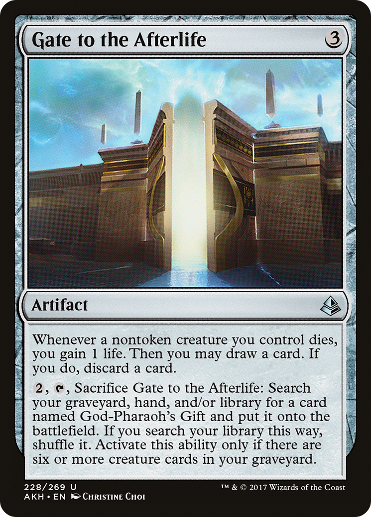Gate to the Afterlife (AKH-228) - Amonkhet - Premium MTG Single from Wizards of the Coast - Just $0.08! Shop now at Game Crave Tournament Store