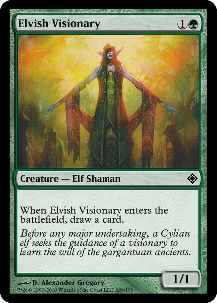 Elvish Visionary (TD0-A69) - Magic Online Theme Decks - Premium MTG Single from Wizards of the Coast - Just $0! Shop now at Game Crave Tournament Store