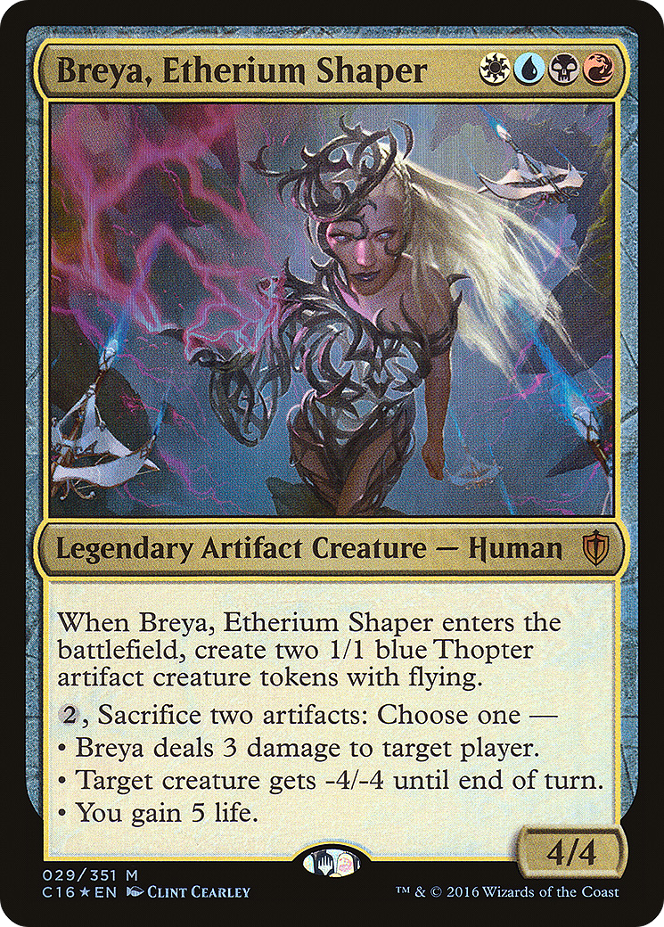 Breya, Etherium Shaper (C16-029) - Commander 2016 Foil - Premium MTG Single from Wizards of the Coast - Just $1.46! Shop now at Game Crave Tournament Store