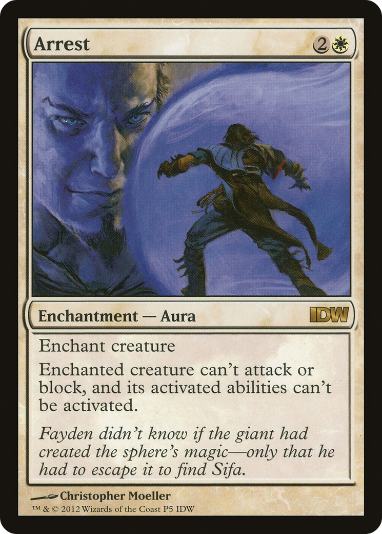 Arrest (PIDW-005) - IDW Comics Inserts - Premium MTG Single from Wizards of the Coast - Just $0.40! Shop now at Game Crave Tournament Store
