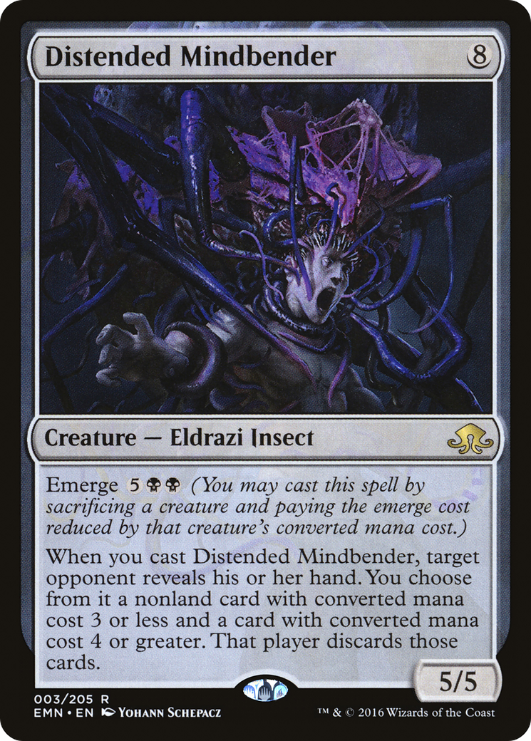Distended Mindbender (EMN-003) - Eldritch Moon Foil - Premium MTG Single from Wizards of the Coast - Just $0.14! Shop now at Game Crave Tournament Store
