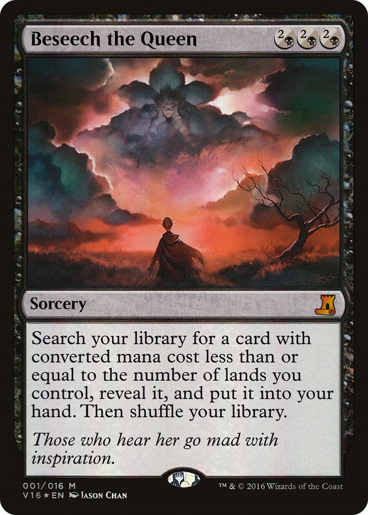 Beseech the Queen (V16-001) - From the Vault: Lore Foil - Premium MTG Single from Wizards of the Coast - Just $0.89! Shop now at Game Crave Tournament Store