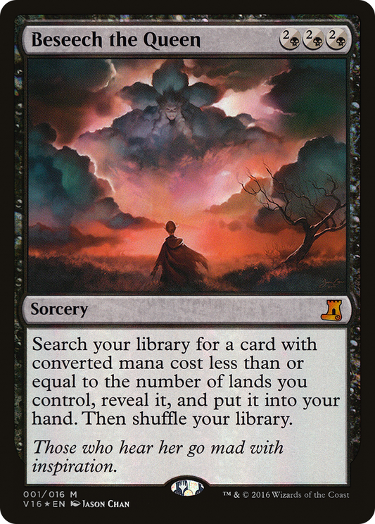 Beseech the Queen (V16-001) - From the Vault: Lore Foil - Premium MTG Single from Wizards of the Coast - Just $0.89! Shop now at Game Crave Tournament Store