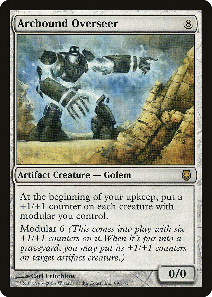 Arcbound Overseer (DST-099) - Darksteel Foil - Premium MTG Single from Wizards of the Coast - Just $4.08! Shop now at Game Crave Tournament Store