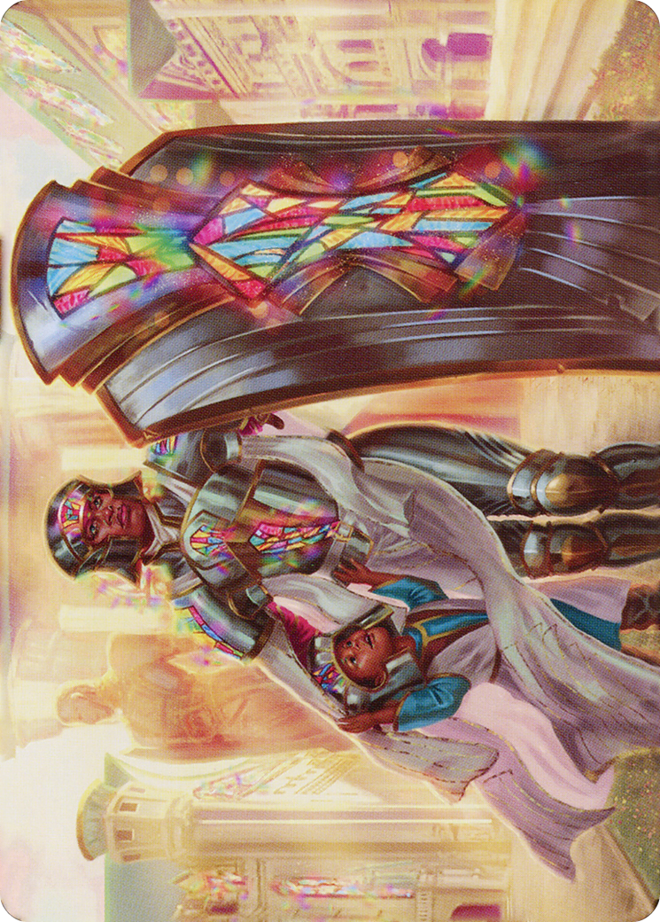 Guardian of New Benalia // Guardian of New Benalia (ADMU-008) - Dominaria United Art Series (Borderless) Foil - Premium MTG Single from Wizards of the Coast - Just $0! Shop now at Game Crave Tournament Store