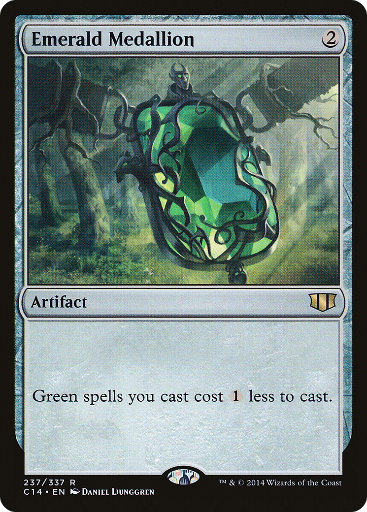 Emerald Medallion (C14-237) - Commander 2014 - Premium MTG Single from Wizards of the Coast - Just $0.58! Shop now at Game Crave Tournament Store