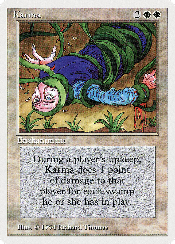 Karma (SUM-026) - Summer Magic / Edgar - Premium MTG Single from Wizards of the Coast - Just $0.25! Shop now at Game Crave Tournament Store