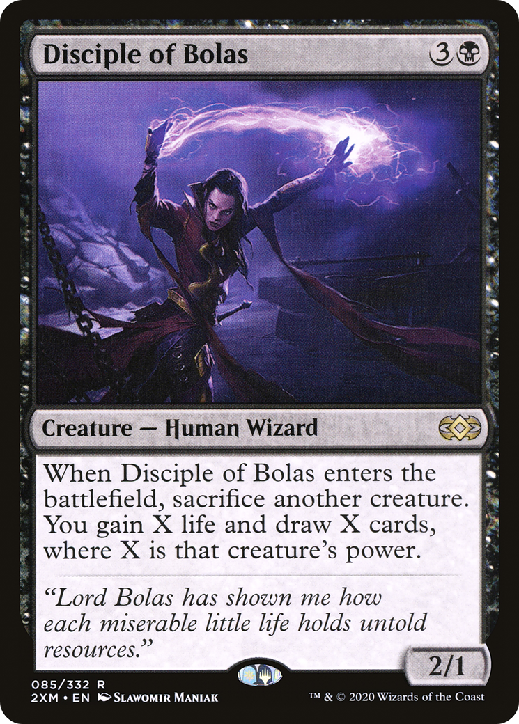 Disciple of Bolas (2XM-085) - Double Masters Foil - Premium MTG Single from Wizards of the Coast - Just $2.32! Shop now at Game Crave Tournament Store