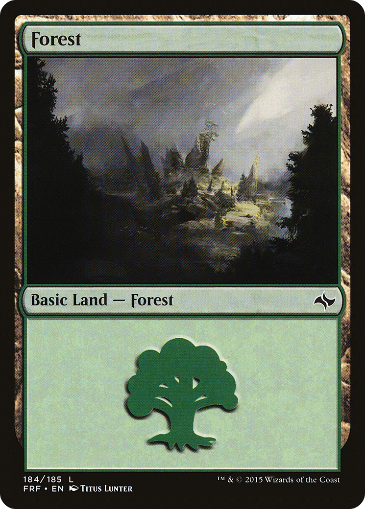 Forest (FRF-184) - Fate Reforged - Premium MTG Single from Wizards of the Coast - Just $0.21! Shop now at Game Crave Tournament Store