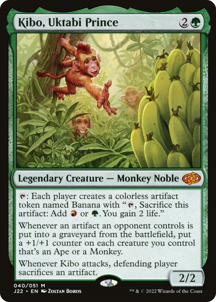 Kibo, Uktabi Prince (J22-040) - Jumpstart 2022 - Premium MTG Single from Wizards of the Coast - Just $1.85! Shop now at Game Crave Tournament Store