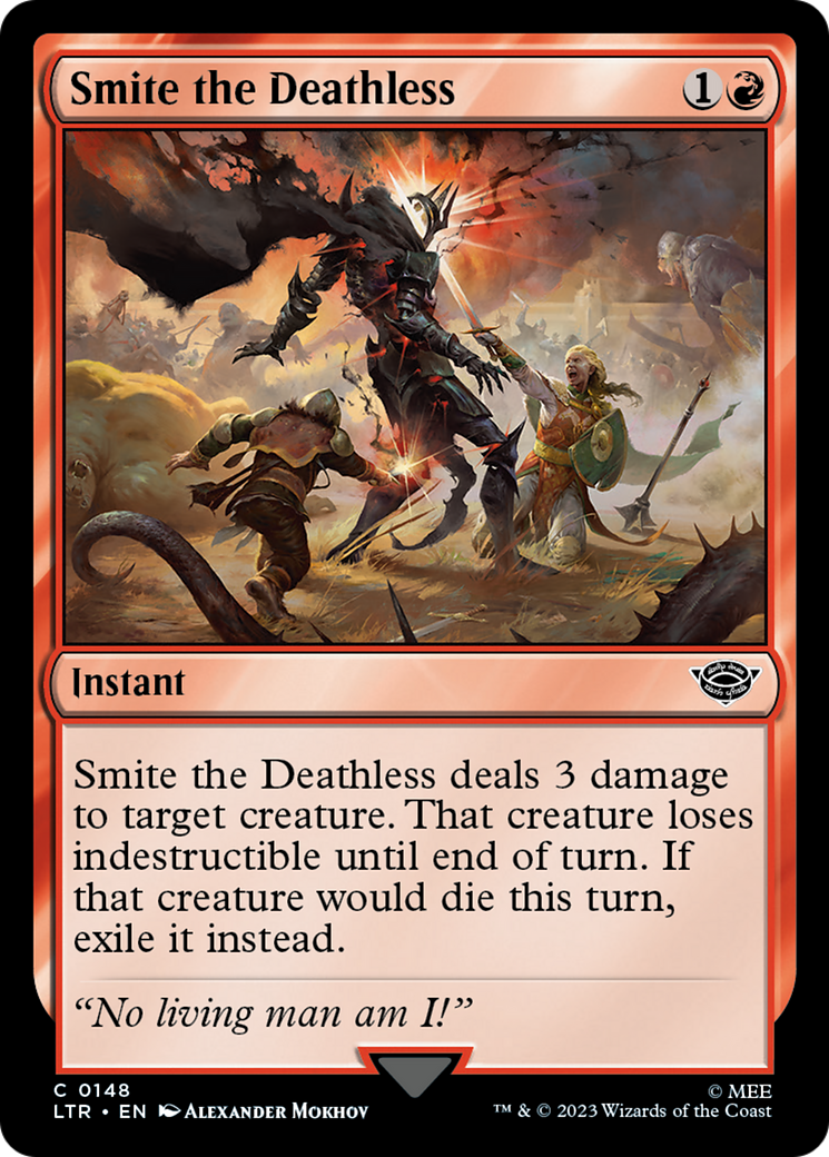 Smite the Deathless (LTR-148) - The Lord of the Rings: Tales of Middle-earth - Premium MTG Single from Wizards of the Coast - Just $0.08! Shop now at Game Crave Tournament Store