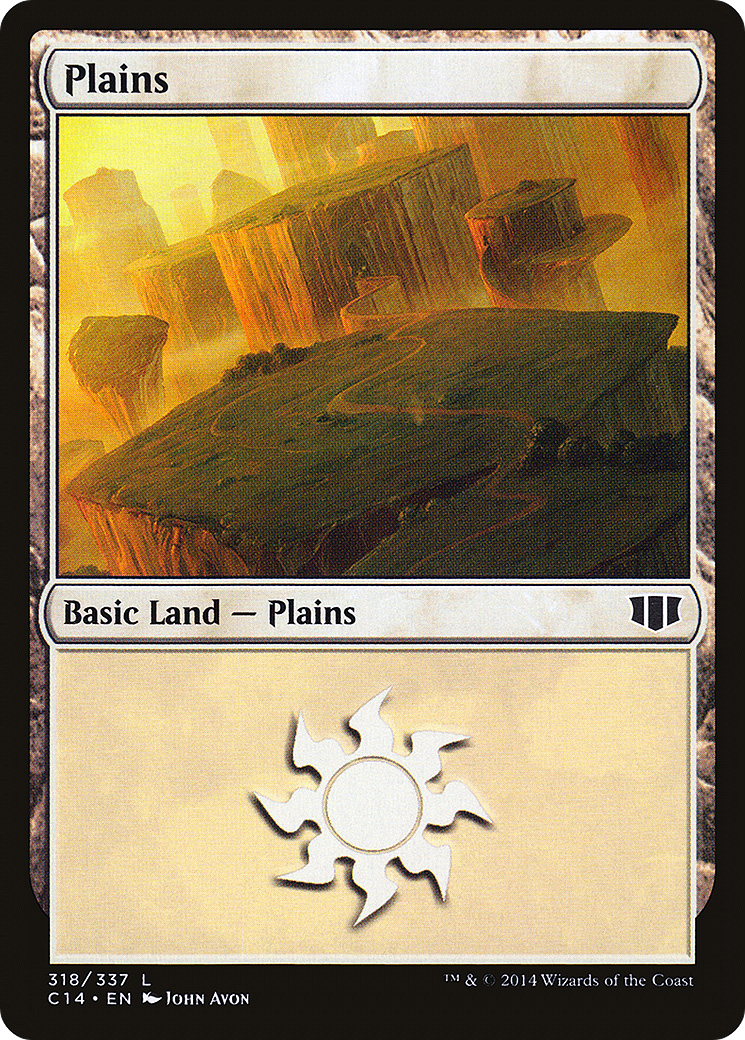 Plains (C14-318) - Commander 2014 - Premium MTG Single from Wizards of the Coast - Just $0.25! Shop now at Game Crave Tournament Store