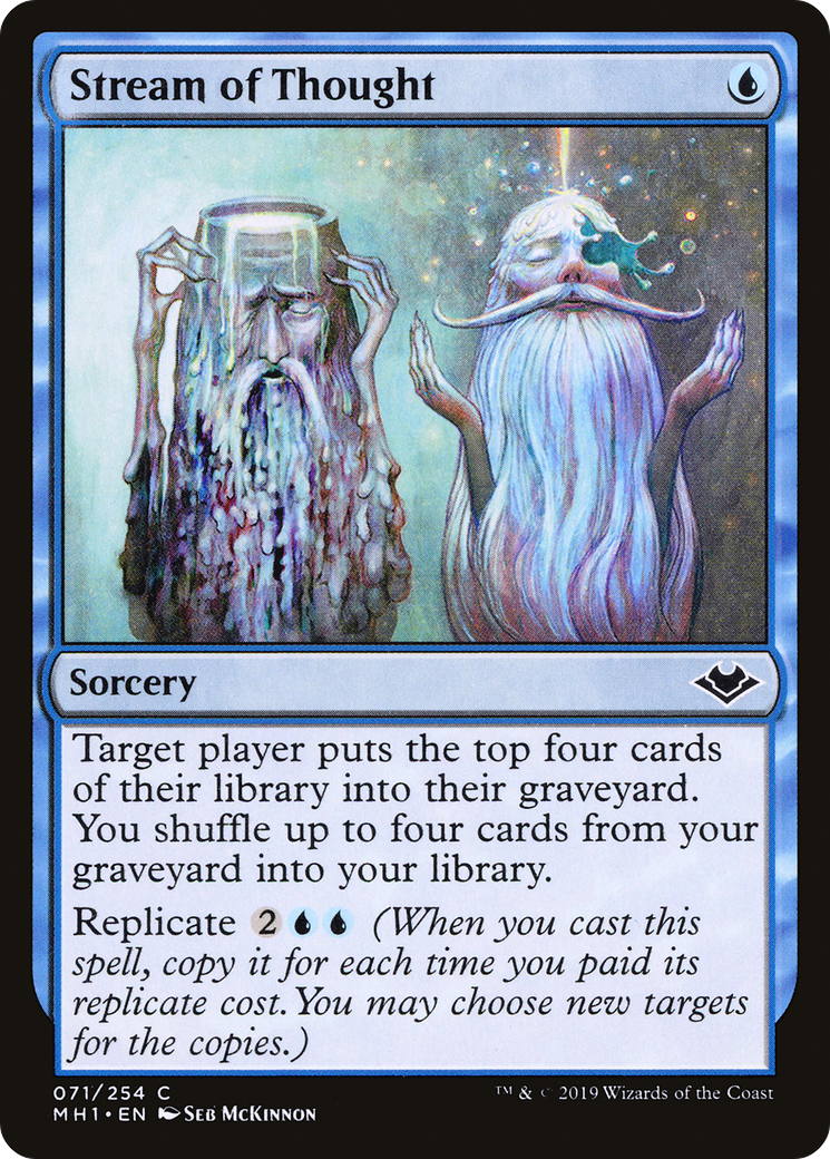 Stream of Thought (MH1-071) - Modern Horizons Foil - Premium MTG Single from Wizards of the Coast - Just $1.03! Shop now at Game Crave Tournament Store