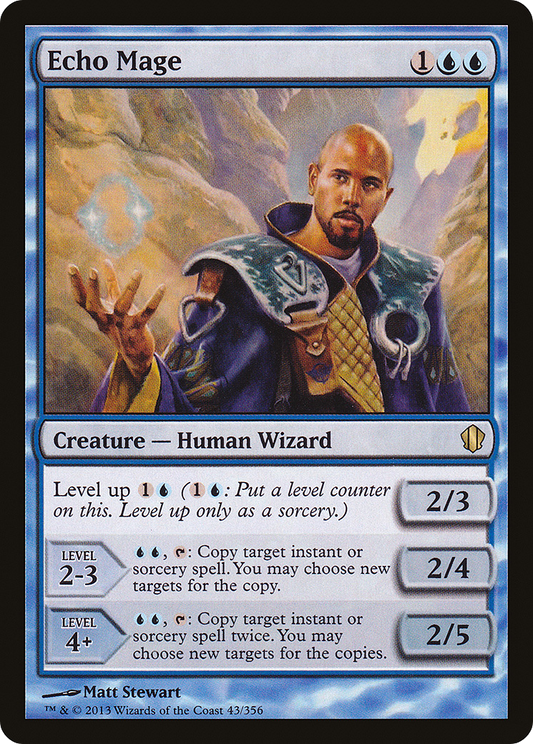 Echo Mage (C13-043) - Commander 2013 - Premium MTG Single from Wizards of the Coast - Just $0.08! Shop now at Game Crave Tournament Store