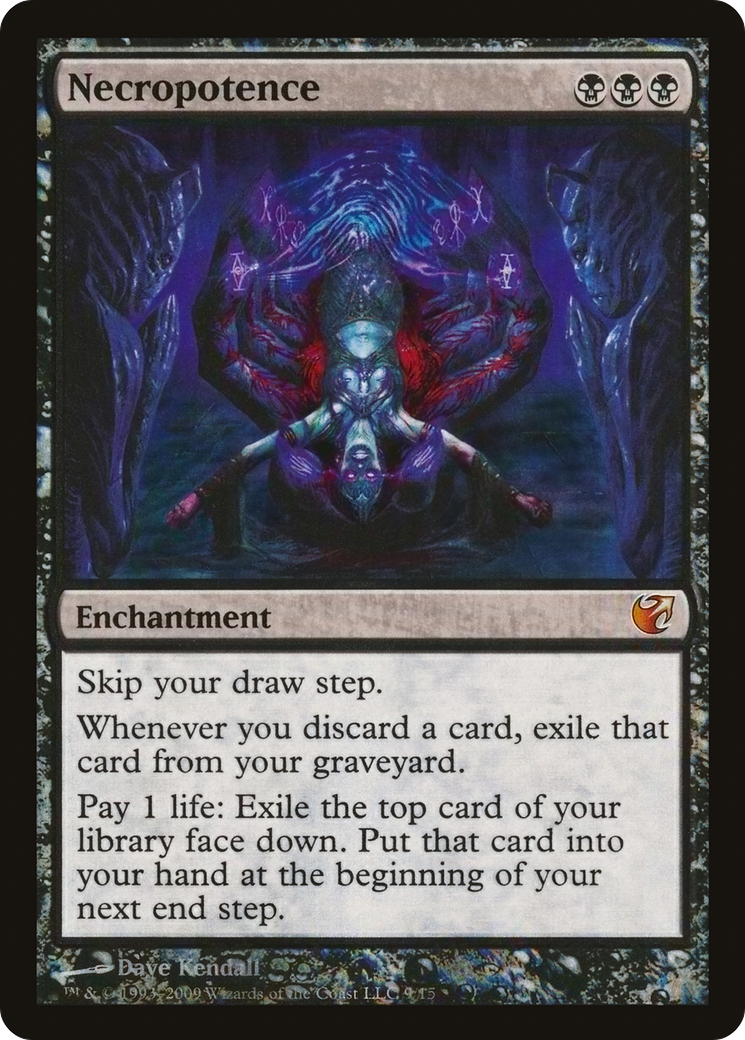 Necropotence (V09-009) - From the Vault: Exiled Foil - Premium MTG Single from Wizards of the Coast - Just $4.48! Shop now at Game Crave Tournament Store