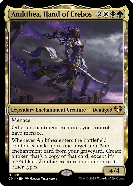 Anikthea, Hand of Erebos (CMM-705) - Commander Masters: (nyxtouched) Foil - Premium MTG Single from Wizards of the Coast - Just $1.18! Shop now at Game Crave Tournament Store