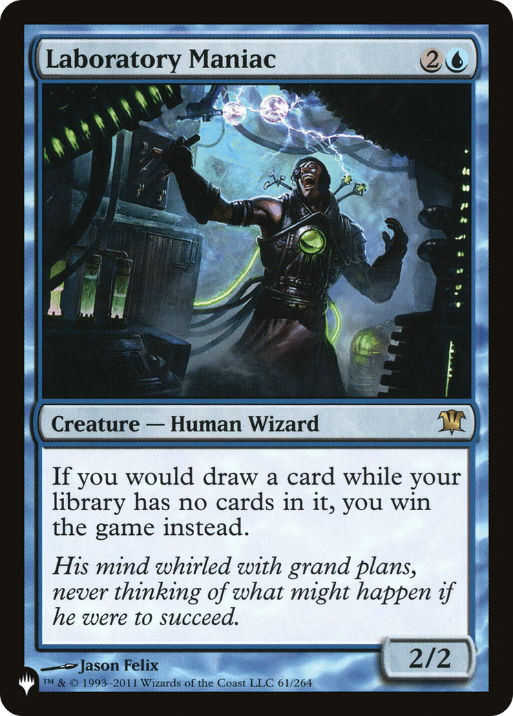 Laboratory Maniac (PLIST-1026) - The List - Premium MTG Single from Wizards of the Coast - Just $1.37! Shop now at Game Crave Tournament Store
