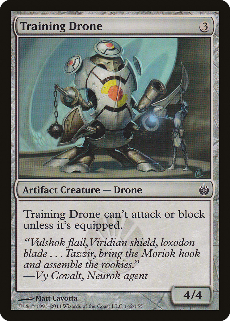 Training Drone (MBS-142) - Mirrodin Besieged - Premium MTG Single from Wizards of the Coast - Just $0.25! Shop now at Game Crave Tournament Store