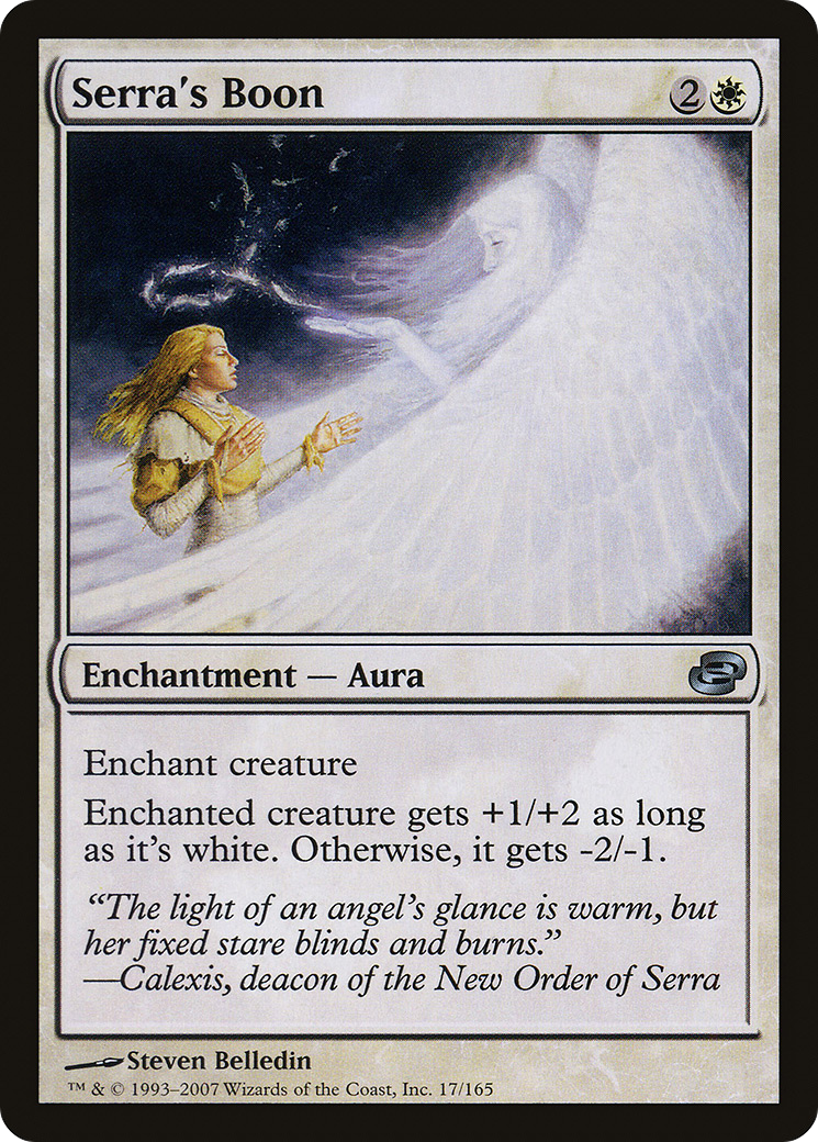 Serra's Boon (PLC-017) - Planar Chaos Foil - Premium MTG Single from Wizards of the Coast - Just $0.17! Shop now at Game Crave Tournament Store