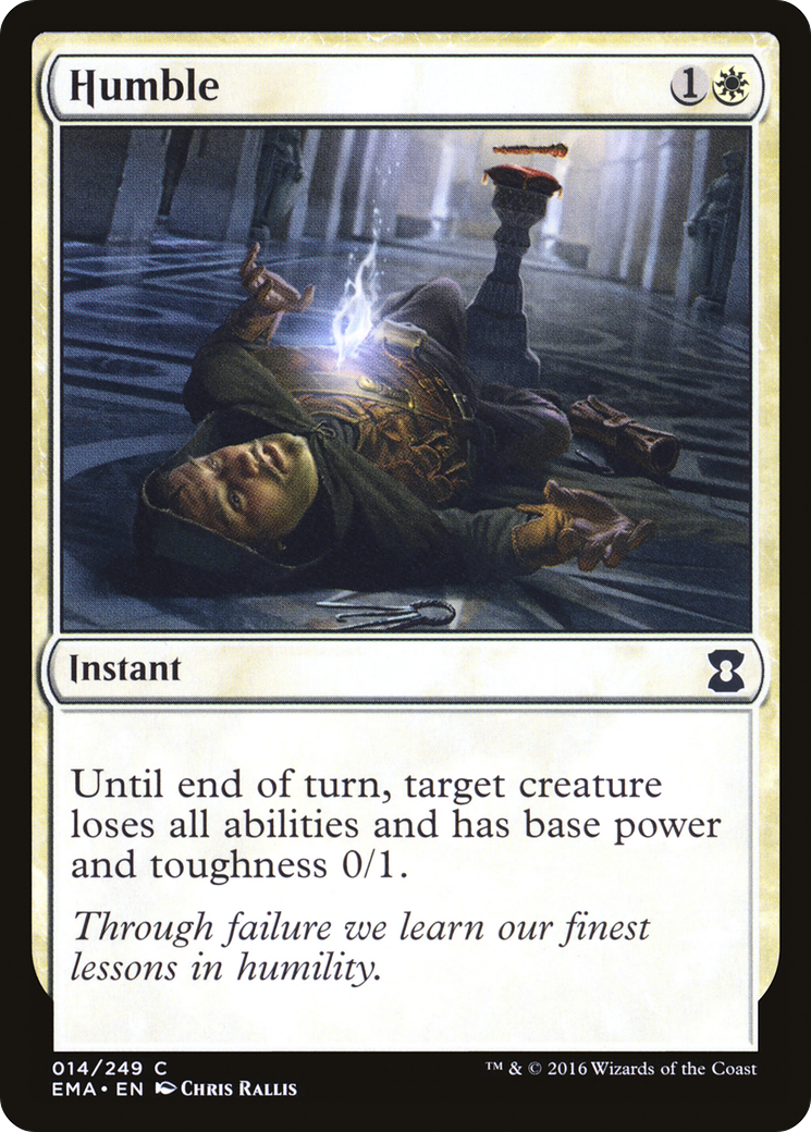 Humble (EMA-014) - Eternal Masters Foil - Premium MTG Single from Wizards of the Coast - Just $0.25! Shop now at Game Crave Tournament Store