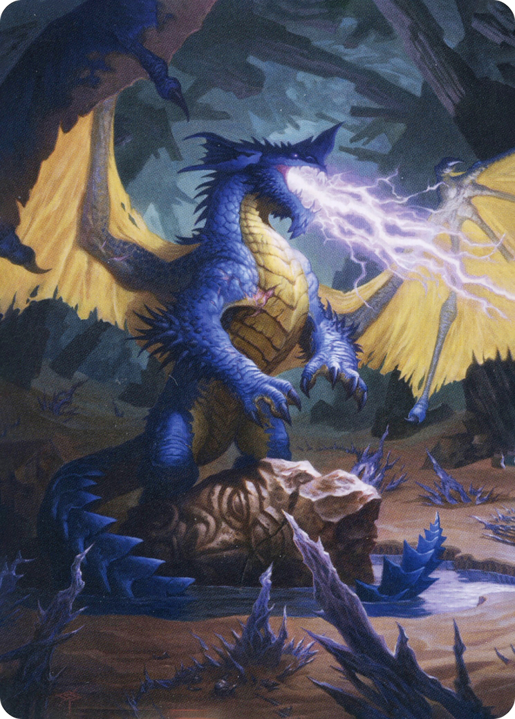 Blue Dragon // Blue Dragon (AAFR-073) - Adventures in the Forgotten Realms Art Series (Borderless) Foil - Premium MTG Single from Wizards of the Coast - Just $0! Shop now at Game Crave Tournament Store