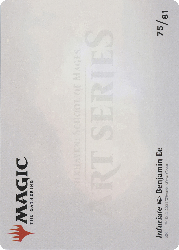 Infuriate // Infuriate (ASTX-075) - Strixhaven Art Series (Borderless) - Premium MTG Single from Wizards of the Coast - Just $0! Shop now at Game Crave Tournament Store