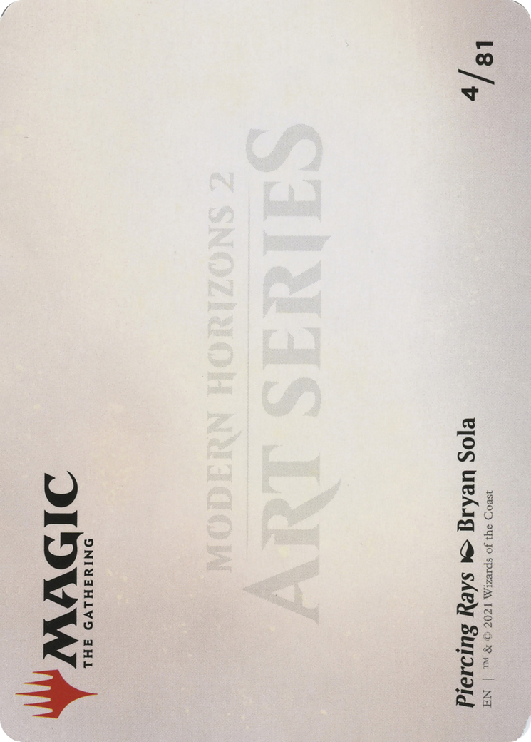 Piercing Rays // Piercing Rays (AMH2-004) - Modern Horizons 2 Art Series (Borderless) Foil - Premium MTG Single from Wizards of the Coast - Just $0! Shop now at Game Crave Tournament Store