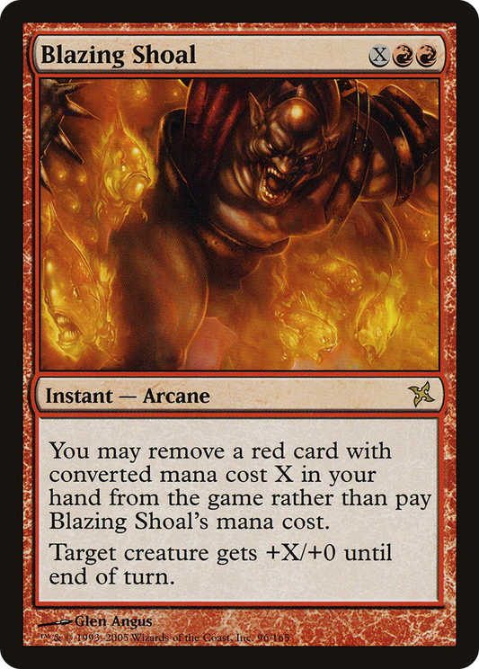 Blazing Shoal (BOK-096) - Betrayers of Kamigawa - Premium MTG Single from Wizards of the Coast - Just $3.28! Shop now at Game Crave Tournament Store