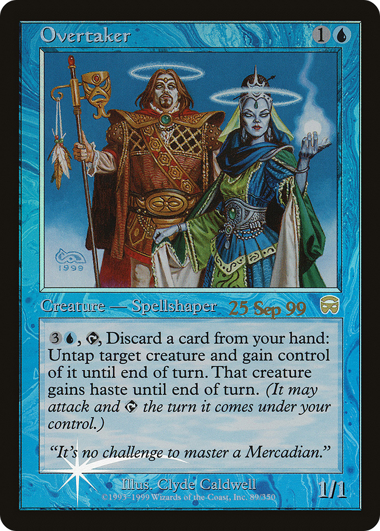 Overtaker (PMMQ-089) - Mercadian Masques Promos Foil - Premium MTG Single from Wizards of the Coast - Just $0.84! Shop now at Game Crave Tournament Store