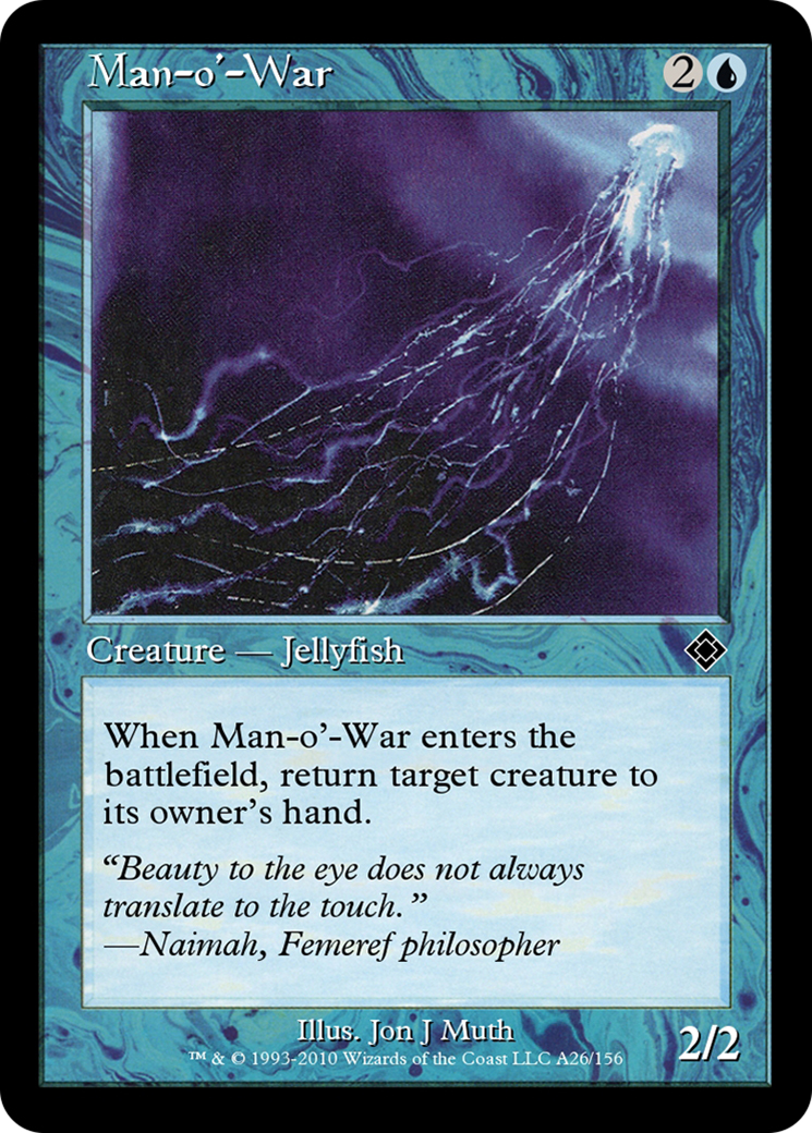 Man-o'-War (TD0-A26) - Magic Online Theme Decks - Premium MTG Single from Wizards of the Coast - Just $0! Shop now at Game Crave Tournament Store