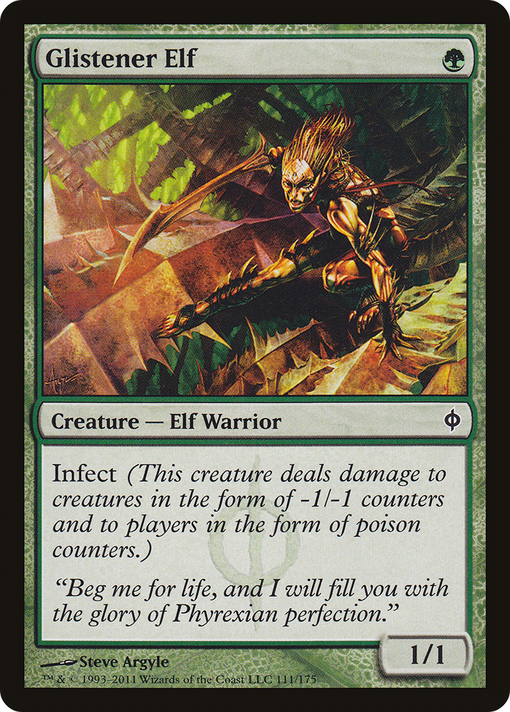 Glistener Elf (NPH-111) - New Phyrexia - Premium MTG Single from Wizards of the Coast - Just $0.12! Shop now at Game Crave Tournament Store
