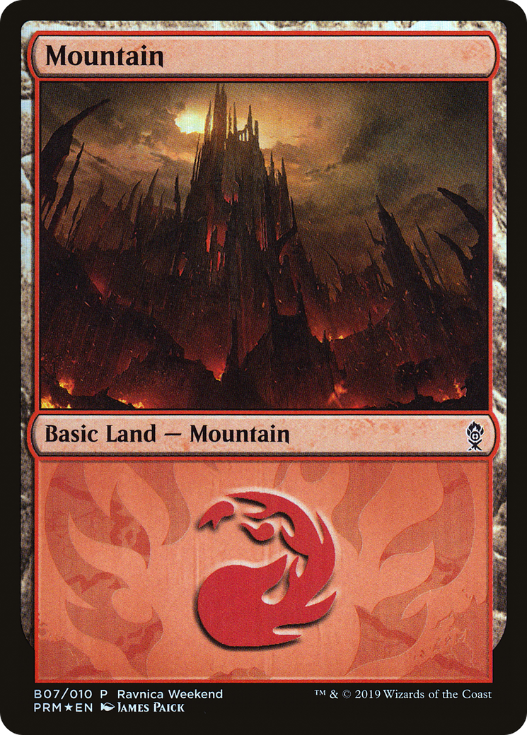 Mountain (PRW2-B07) - RNA Ravnica Weekend Foil - Premium MTG Single from Wizards of the Coast - Just $0.27! Shop now at Game Crave Tournament Store