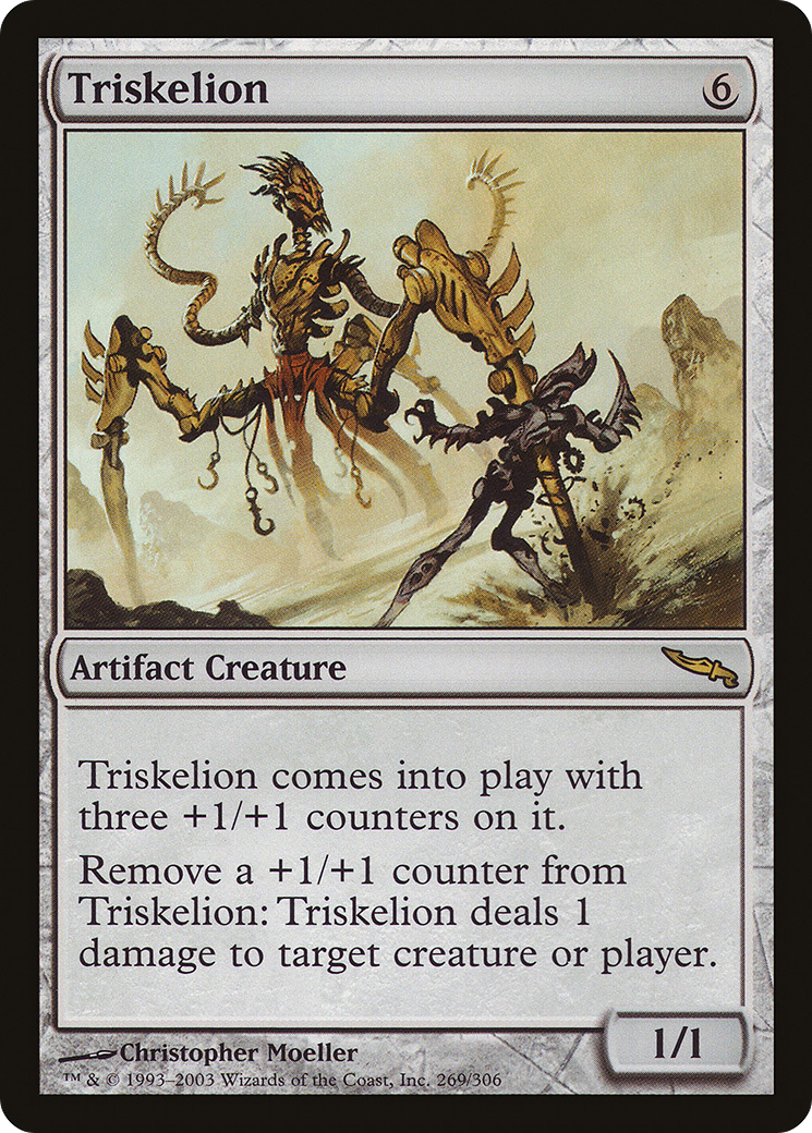 Triskelion (MRD-269) - Mirrodin Foil - Premium MTG Single from Wizards of the Coast - Just $0.68! Shop now at Game Crave Tournament Store