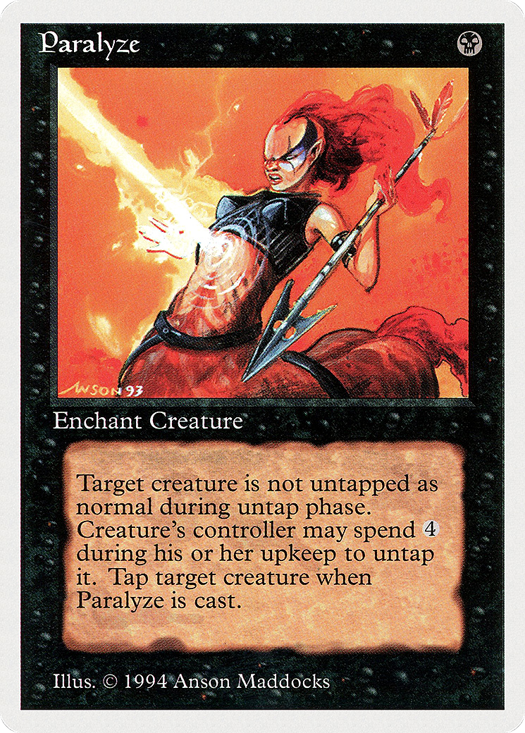Paralyze (SUM-121) - Summer Magic / Edgar - Premium MTG Single from Wizards of the Coast - Just $0.08! Shop now at Game Crave Tournament Store