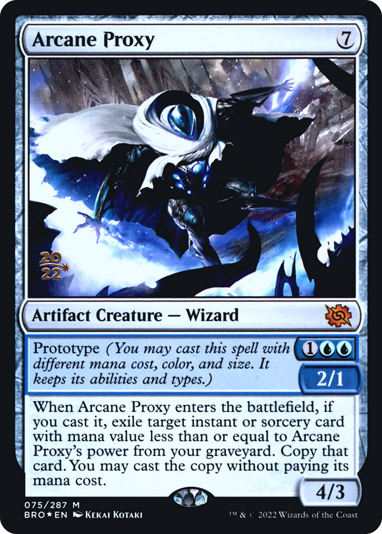 Arcane Proxy (PBRO-75S) - The Brothers' War Promos Foil - Premium MTG Single from Wizards of the Coast - Just $2.10! Shop now at Game Crave Tournament Store