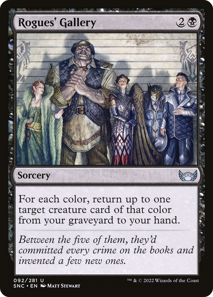 Rogues' Gallery (SNC-092) - Streets of New Capenna Foil - Premium MTG Single from Wizards of the Coast - Just $0.08! Shop now at Game Crave Tournament Store
