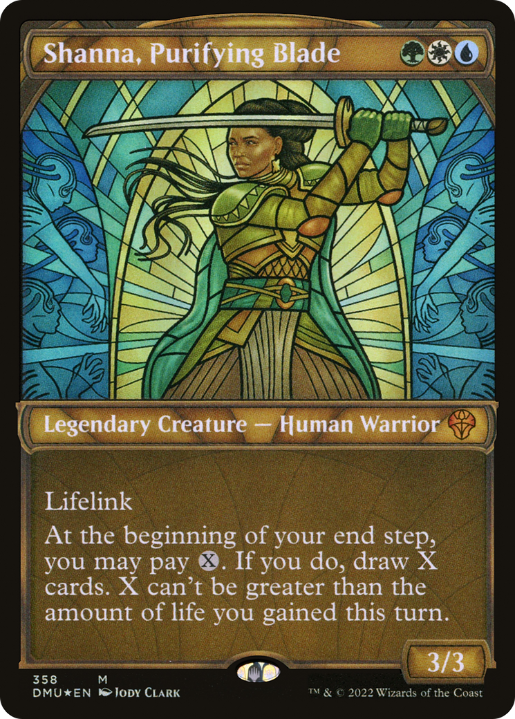 Shanna, Purifying Blade (DMU-358) - Dominaria United: (Showcase) Foil - Premium MTG Single from Wizards of the Coast - Just $0.12! Shop now at Game Crave Tournament Store