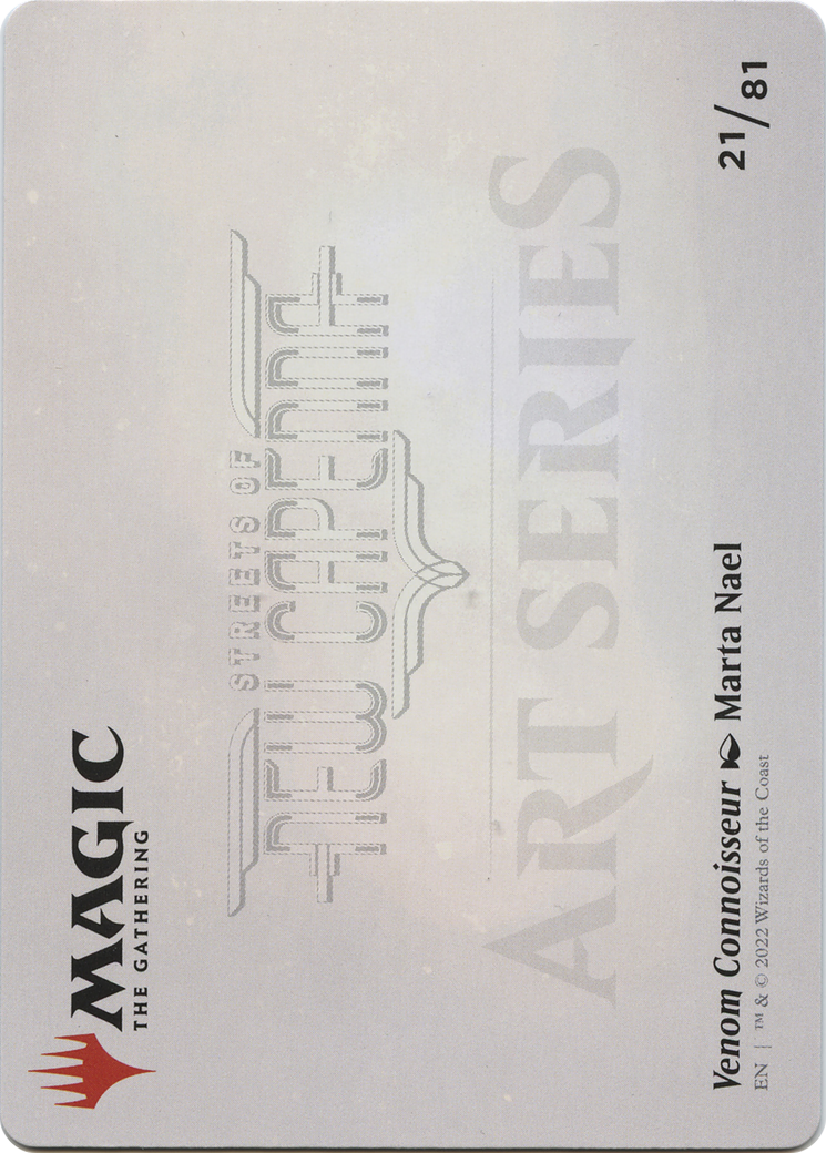 Venom Connoisseur // Venom Connoisseur (ASNC-021) - New Capenna Art Series (Borderless) - Premium MTG Single from Wizards of the Coast - Just $0! Shop now at Game Crave Tournament Store