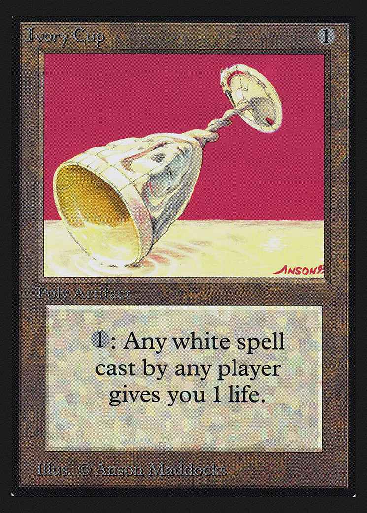 Ivory Cup (CED-252) - Collectors' Edition - Premium MTG Single from Wizards of the Coast - Just $0.29! Shop now at Game Crave Tournament Store