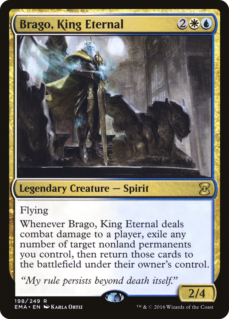 Brago, King Eternal (EMA-198) - Eternal Masters Foil - Premium MTG Single from Wizards of the Coast - Just $3.21! Shop now at Game Crave Tournament Store