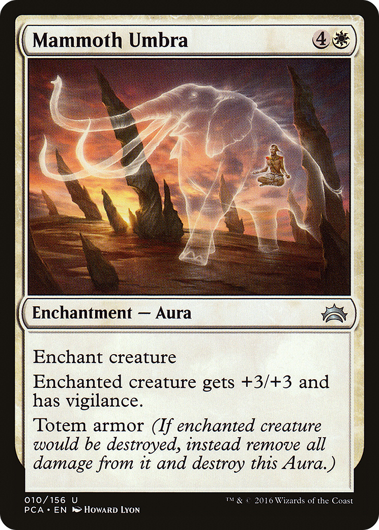 Mammoth Umbra (PCA-010) - Planechase Anthology - Premium MTG Single from Wizards of the Coast - Just $0.25! Shop now at Game Crave Tournament Store
