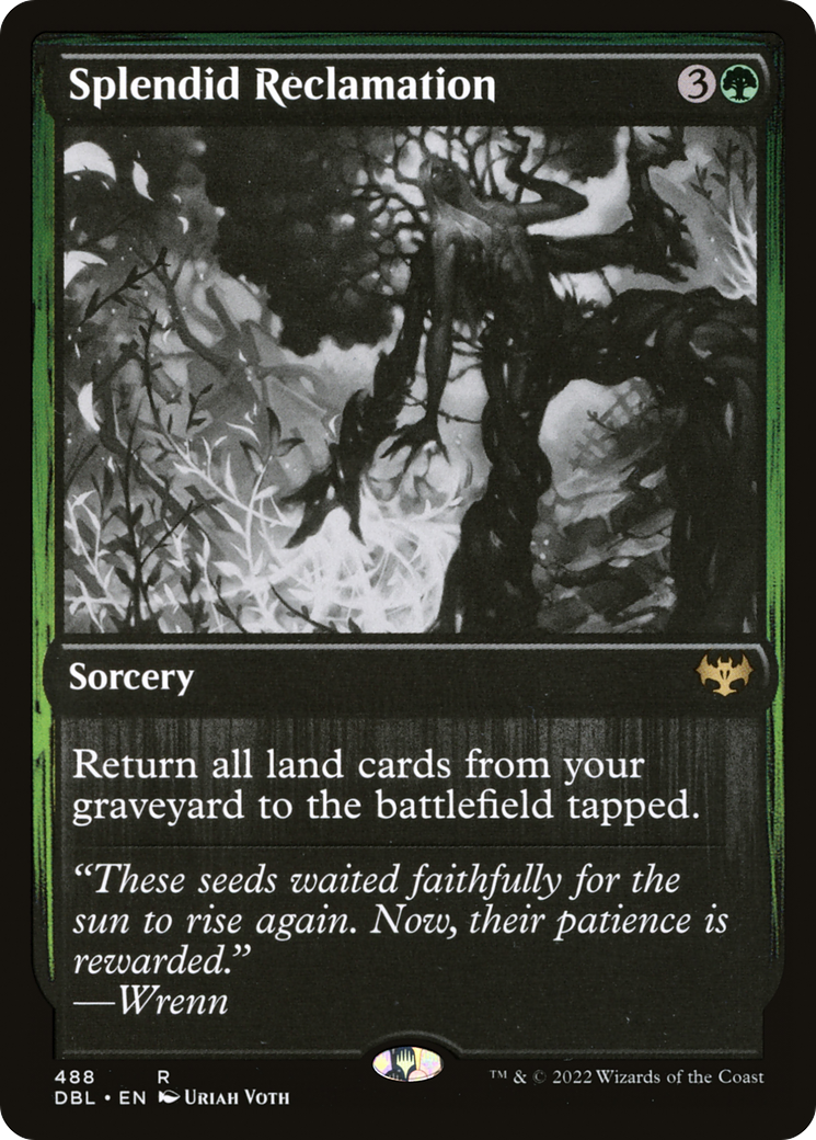 Splendid Reclamation (DBL-488) - Innistrad: Double Feature Foil - Premium MTG Single from Wizards of the Coast - Just $2.31! Shop now at Game Crave Tournament Store