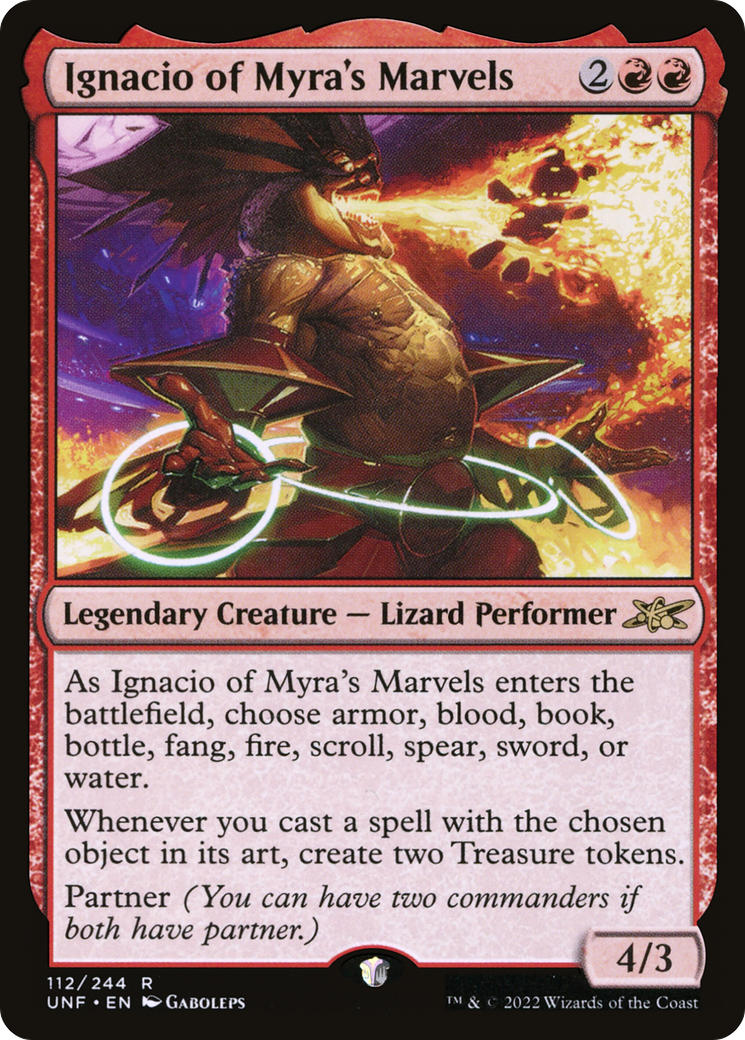 Ignacio of Myra's Marvels (UNF-112) - Unfinity - Premium MTG Single from Wizards of the Coast - Just $0.08! Shop now at Game Crave Tournament Store