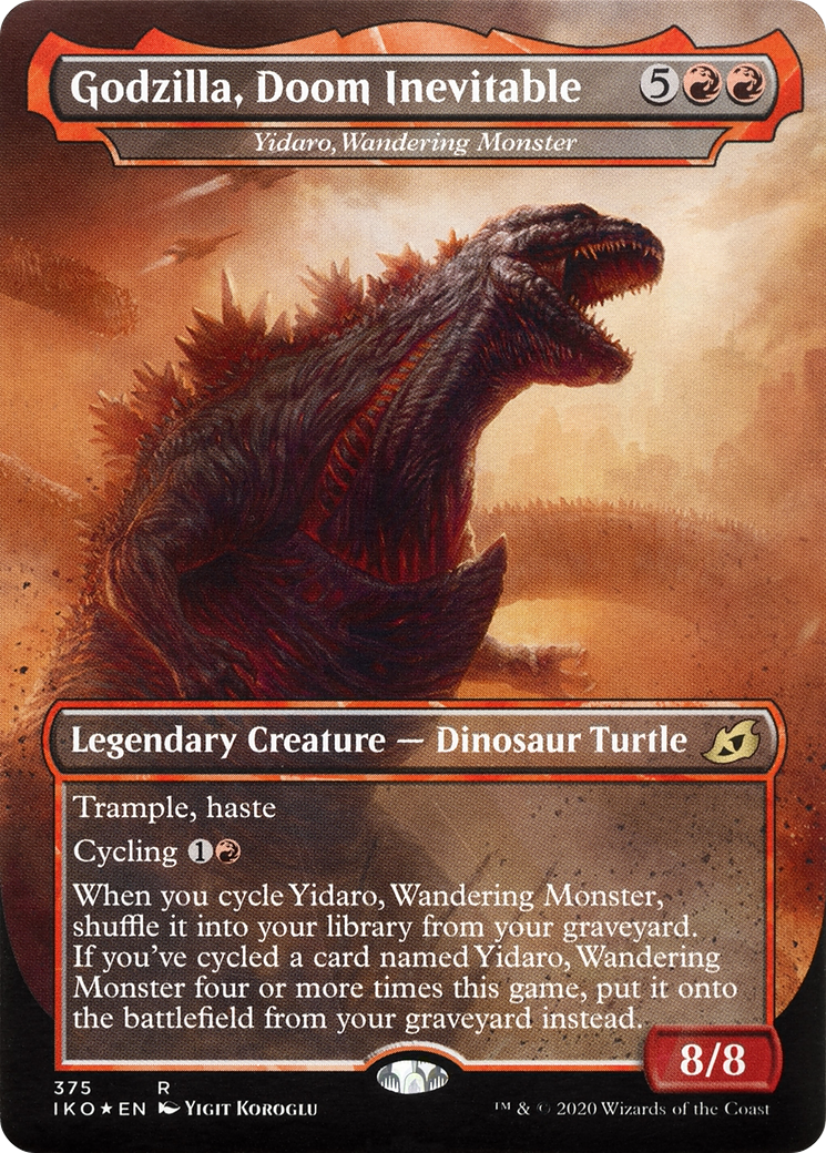 Yidaro, Wandering Monster (IKO-375) - Ikoria: Lair of Behemoths / Godzilla, Doom Inevitable (Borderless) Foil - Premium MTG Single from Wizards of the Coast - Just $5.12! Shop now at Game Crave Tournament Store