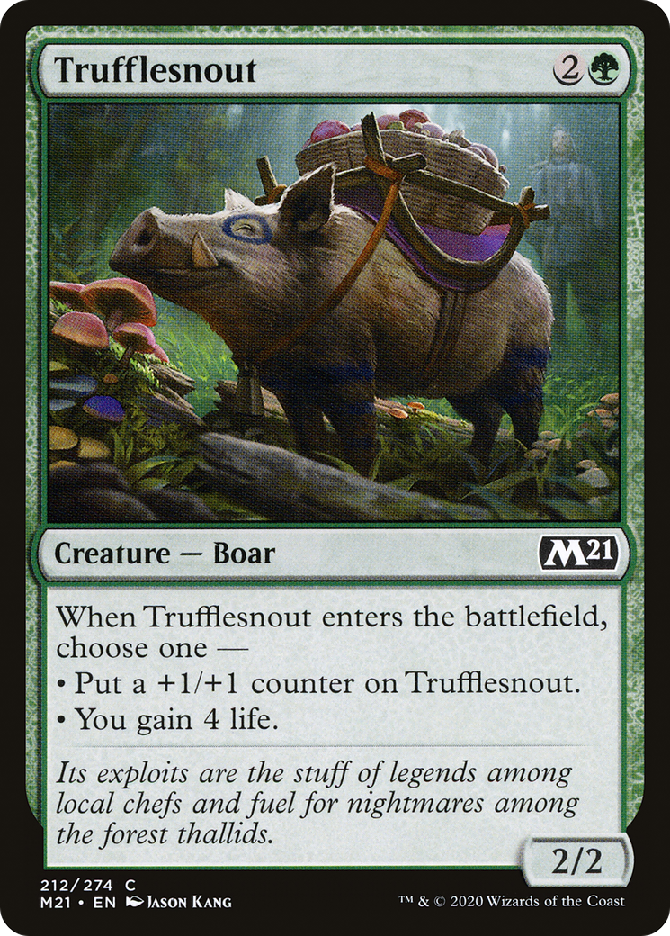 Trufflesnout (M21-212) - Core Set 2021 Foil - Premium MTG Single from Wizards of the Coast - Just $0.25! Shop now at Game Crave Tournament Store