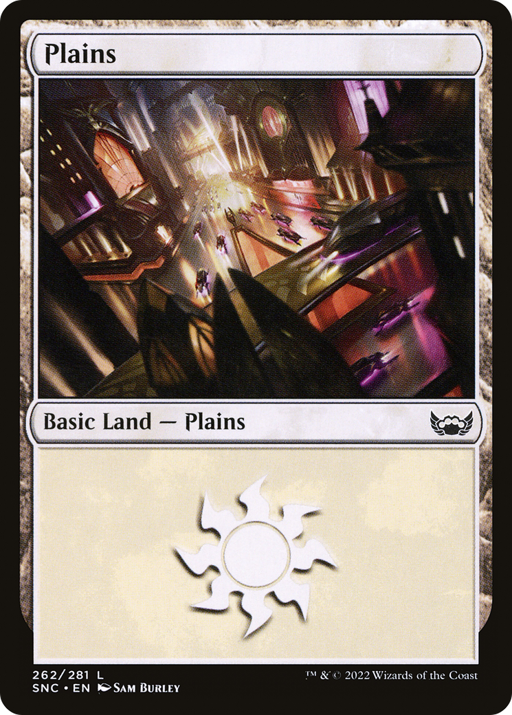 Plains (SNC-262) - Streets of New Capenna Foil - Premium MTG Single from Wizards of the Coast - Just $0.08! Shop now at Game Crave Tournament Store