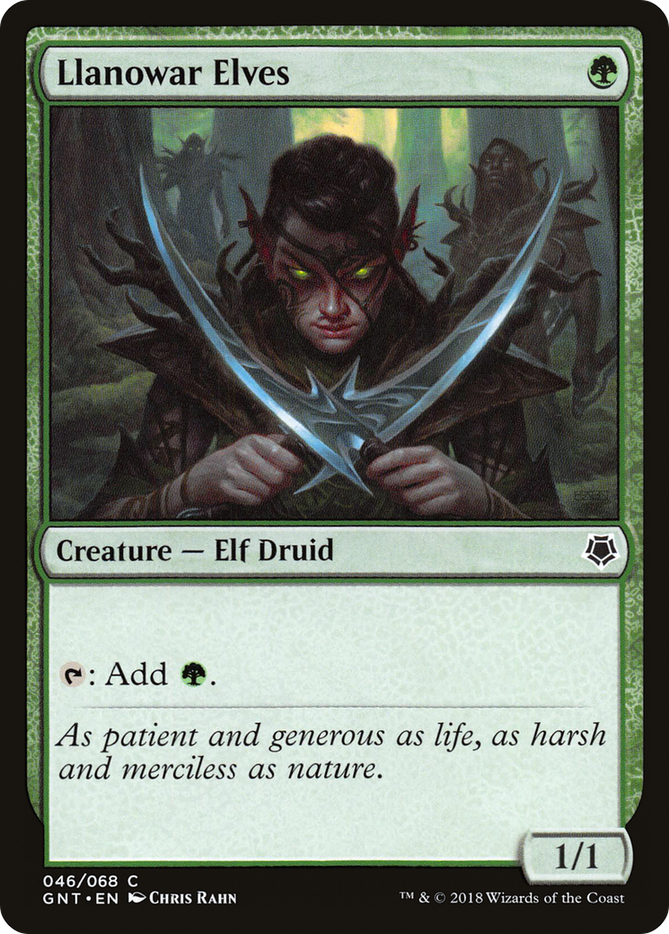 Llanowar Elves (GNT-046) - Game Night - Premium MTG Single from Wizards of the Coast - Just $0.37! Shop now at Game Crave Tournament Store